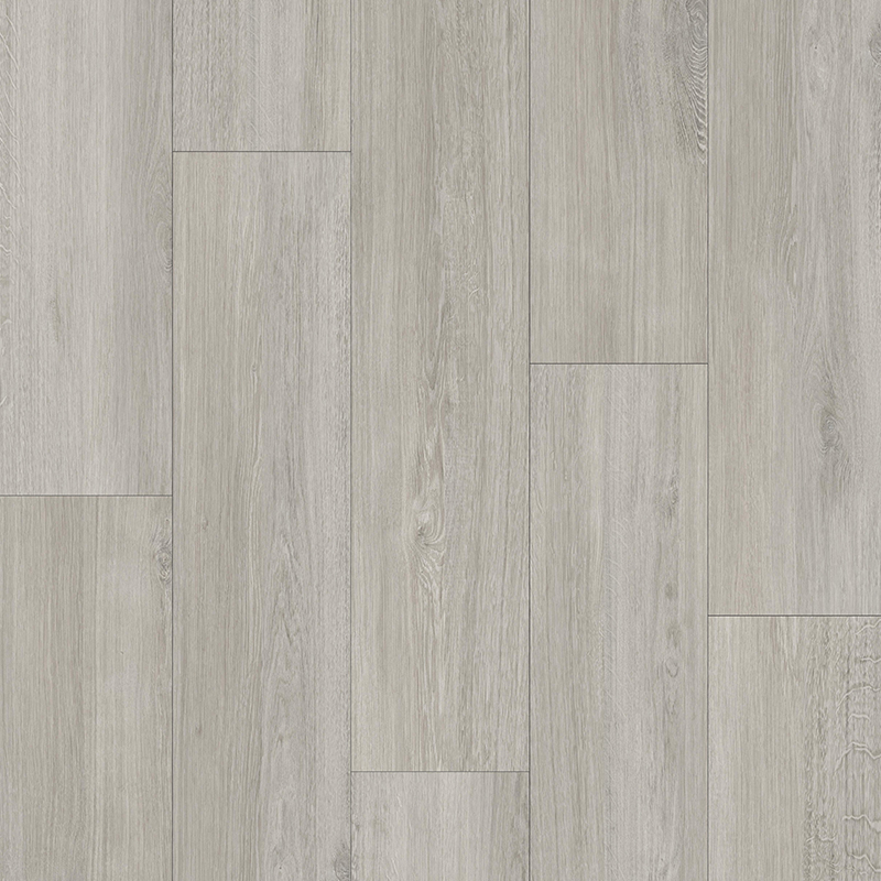 Pavimentazione in vinile con motivo SPC in legno grigio chiaro