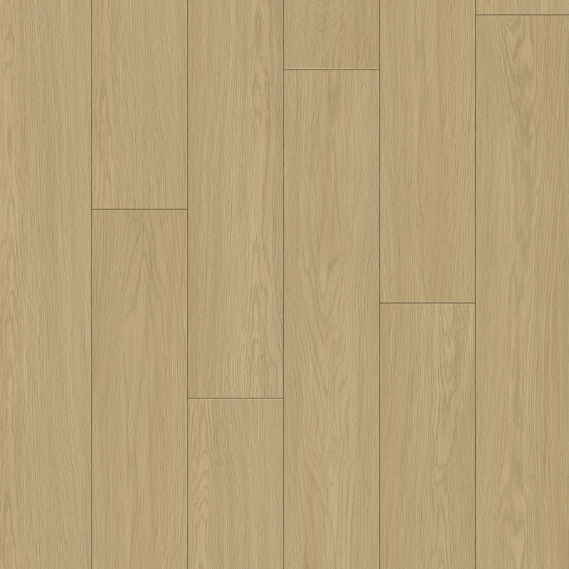 Pavimentazione in plancia vinilica con motivo a clic SPC in legno di rovere chiaro naturale