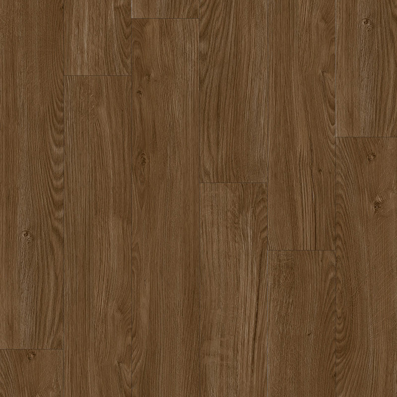 Pavimentazione in legno di quercia naturale con motivo SPC Click in vinile